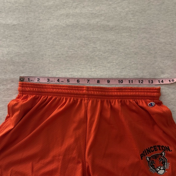 Orange Princeton Champion Athletic Shorts - Picture 2 of 4